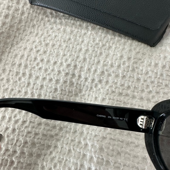 Celine Triomphe Oval Acetate Sunglasses OS NWOT - Picture 4 of 5